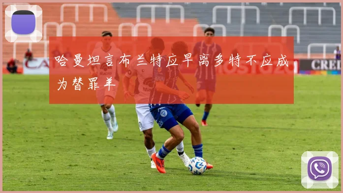 哈曼坦言布兰特应早离多特不应成为替罪羊